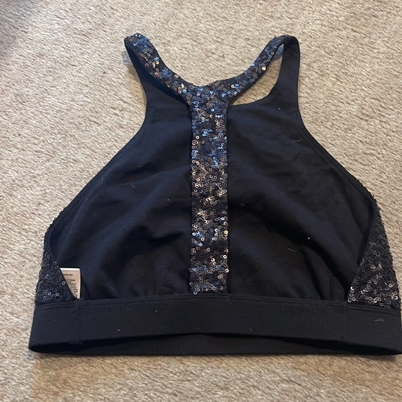 Express sequin sports bra crop size S - Picture 4 of 7